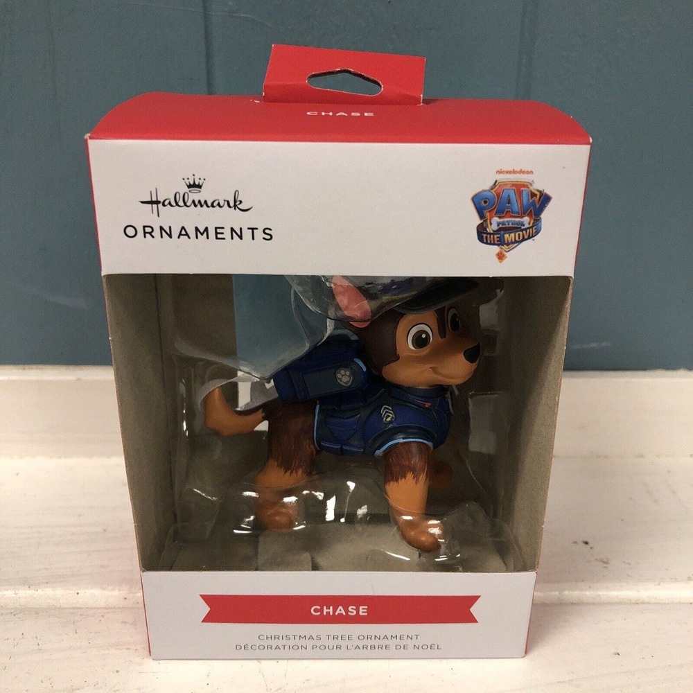 Hallmark Ornaments Paw Patrol The Movie CHASE Christmas Tree Ornament